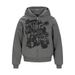 Rock Character Print Hooded Cardigan Sweatshirt For Men, Autumn Loose High Street Trendy Ins Casual Hoodie Outerwear_viptrois.com