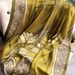 Air-conditioned shawl, versatile sun protection, travel printing, 110 square scarves, spring silk decorative_viptrois.com