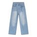 Men's Clothing Jeans Men's Niche High End Straight Wide Leg Casual Mopping Long Pants_viptrois.com