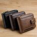 Men's Wallet Wallet Men's Short Fashion Horizontal Zipper Hardware Buckle Coin Purse Multi-card Multi-function Certificate Wallet_viptrois.com