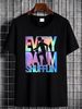 EVERY DAY I'M SHUFFLIN (LMFAO) Party Rock Anthem- Rainbow Holographic , SHIRT Breathable Designer Clothes Stylish Fashion Streetwear Casual_viptrois.com