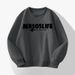 Men's & Women's Spider Print Crewneck Sweatshirt - Oversized Casual Pullover For Teens & Adults (Winter, Cotton Blend, Unisex, Streetwear)_viptrois.com