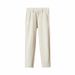 Autumn Cropped Trousers For Men Korean Style Business Seamless Slim Fit Casual Straight Leg Suit Pants_viptrois.com