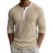 "Men's Digital Print Henley Shirt - Breathable Polyester V-Neck With 3-Button Placket, Motorcycle & Geometric Patterns (Sizes S-5XL)"_viptrois.com