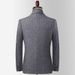 Men's Clothing Lacebert Autumn And Winter Knitted Wool Suits For Young And Middle Aged Men, Small Suits, Men's Slim Wool Casual Suits_viptrois.com