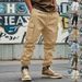 Men's Clothing Loose Casual Sports Cuff Workwear Trousers Autumn Outdoor Multi Pocket Trendy American Style_viptrois.com
