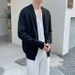 Sweater Cardigan Men's Autumn And Winter Trend Loose Knit Sweater Thread Clothing_viptrois.com