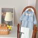 Mother & Kids Children's Sweater Skirt Bow Two Piece Set Long Sleeved Cardigan Fashionable Sweater Skirt_viptrois.com