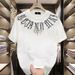 Men's Clothing Trendy Short Sleeved Pure Cotton Printed All Match Round Neck T Shirt_viptrois.com