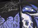 Skull Print Hooded Cardigan Full Zip Loose Unisex Trendy Sweatshirt Jacket_viptrois.com