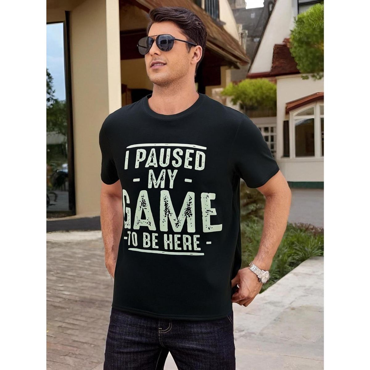 Camiseta Manga Corta Para Hombres Con Estampado Gráfico, Cuello Redondo, Camiseta Novedosa, Diseños Hawaianos, Ropa_viptrois.com