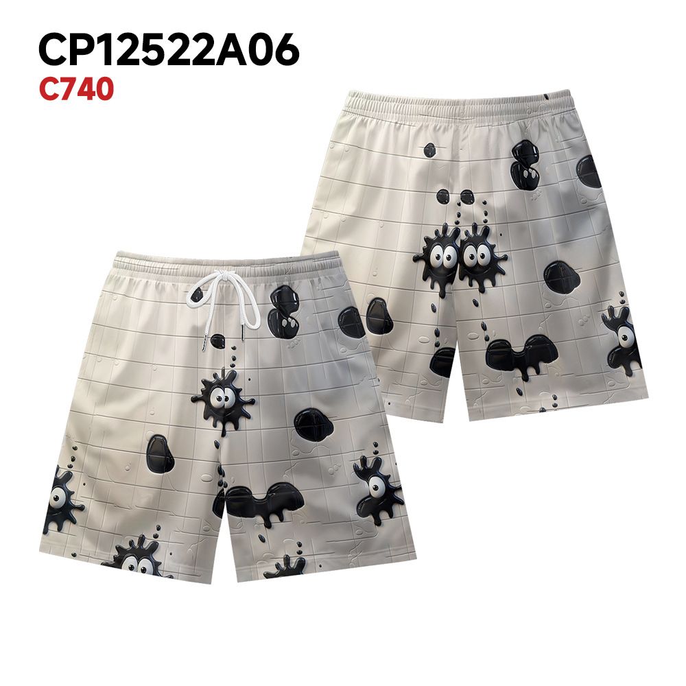 Premium Products Fashionable Men's Fitness Running Sports Basketball Shorts With Fun Printed Loose And Versatile Beach Casual Pants_viptrois.com