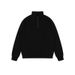 Pure Pure Half-Zip And Women Custom Heavyweight 350g Half High Collar Trendy Brand Solid Color Loose Pullover Casual Cotton_viptrois.com
