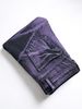 Men's Clothing High-Quality Trendy Personalized Purple And Black Ripped Denim Trousers_viptrois.com