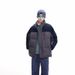 Retro Color-Block Puffer Jacket With 650+ Fill Power Duck Down, Windproof & Anti-Static Quilted Coat For Men & Women (S-2XL)_viptrois.com