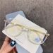 Anti-Strahlungs Brille Transparente Linse Frauen Runde Anti-Blau-Brille Computer Optische Brille Mode Brillen_viptrois.com