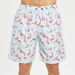 Flamingo Beach Quick-Dry Men's Large Size Five-Point Shorts_viptrois.com
