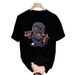 Men's Clothing Heavy Cotton Trendy Brand Boy's Printed Round Neck Short Sleeve Loose Large Size All Match Outer Wear T Shirt_viptrois.com