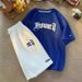 Men's Clothing Summer Ice Silk Short Sleeved T Shirt Men's Clothing Set With Handsome Sports Clothes_viptrois.com