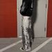 Men's Clothing Straight Trousers Niche Trendy Letter Printing Retro Style Street Fashion_viptrois.com