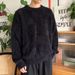Men's Clothing Soft Waxy Sweater Men's Autumn And Winter Trendy Brand Handsome Lazy Style Warm Imitation Mink Fur Base Sweater_viptrois.com