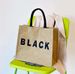 Beach Bag Large Capacity Linen Bag Women's Linen Carrying Mommy Bag Student Class Shoulder Tote Bag_viptrois.com
