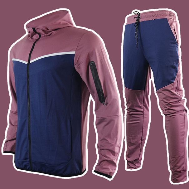 Men's Clothing Fashionable Men's Casual Men's Wear Spring And Autumn Sportswear Sweatshirt Sports Suit Two Piece Set Boutique_viptrois.com