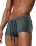 Men's Clothing Low Waist Side Pocket Sexy Men's Large Size Hot Spring Swimming Trunks Quick Drying Boxer Briefs_viptrois.com