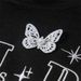 Butterfly Letter Embroidery Hooded Sweatshirt Unisex Vibe Trendy Brand High Street Design Sense Niche Pullover Loose Fit_viptrois.com