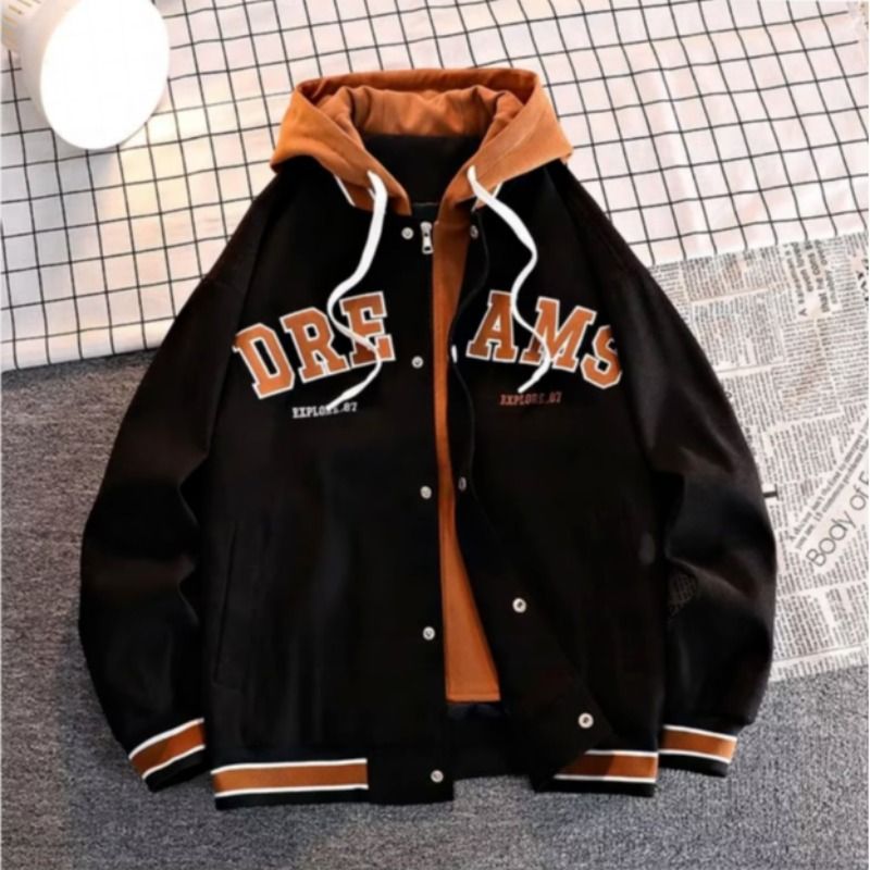 CT Hooded Jacket Trendy Long Sleeve Outerwear Casual Men's Autumn Winter Standard Versatile Fashion Youth Popular New Ins_viptrois.com