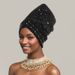 New Fashion Elegant Temperament Embroidery Sequins Beaded High End Ladies Banquet Festival Baotou Hat_viptrois.com