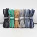 LACES 6mm Semi-circle Two-color Polyester LACES Fit Casual Shoes Sneakers Canvas Shoe Board Shoe Decoration_viptrois.com