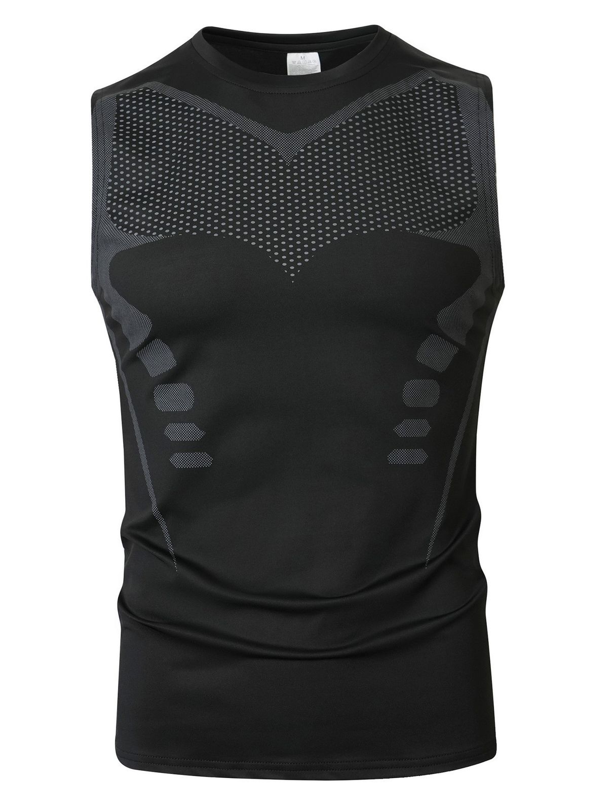 Men's Clothing Men's Summer Vest Breathable Crew Neck Sleeveless Top Print Pattern Milk Silk Style For Formal & Casual_viptrois.com