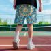 Premium Products CP11621A03 American Casual Camouflage Printed Trendy Brand Fitness Running Sports Basketball Shorts_viptrois.com