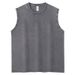 Cotton Vintage Washed Distressed Round-neck Loose Sleeveless Vest, Casual Men's Summer Short-sleeve T-shirt_viptrois.com