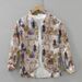 Cartoon Trendy Printed Long Sleeved Shirt, New Versatile Artistic Casual Loose Top For Men's Wear_viptrois.com