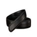 Men's Automatic Buckle Headless Belt Belt Body PVC Litchi Grain Belt Buckleless Automatic Belt Business Belt_viptrois.com