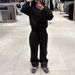 Men's Clothing Retro Casual West Coast Sweatpants High Street Kpop Hip Hop Rap Casual Pants Loose Straight Pants Y2k_viptrois.com