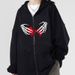 Pure European And American New Dark Skull Skeleton Men's Hoodie Gothic Couple Harajuku Large Size Zipper Sweatshirt Men_viptrois.com