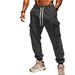 Men's Multi-Pocket Cargo Pants - Drawstring Elastic Waist Casual Trousers, Versatile Outdoor & Streetwear Style_viptrois.com