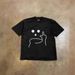 Heavyweight Pure Cotton Loose Short Sleeve T-Shirt Retro Fun Print Unisex Summer Top For Men And Women 250g_viptrois.com