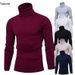 Loom 2023 New Foreign Trade Simple Men's Knitted High Neck Autumn Winter European And American Long Sleeve Pullover Sweater_viptrois.com