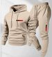 Men's Hooded Sweatshirt & Jogger Set – Oversized Pullover With Printed Logo & Matching Pants (S-XXXL) – Fleece-Lined For Fall/Winter_viptrois.com