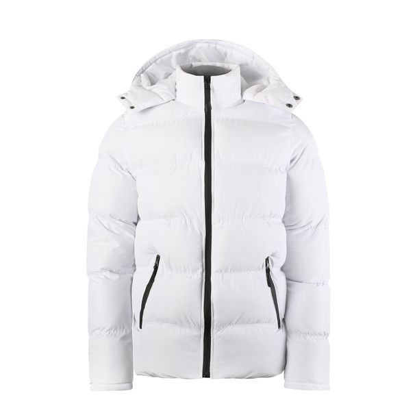 "Men's Stylish Hooded Puffer Jacket – Lightweight & Water-Resistant For Urban Commute (Black/Navy/Charcoal/White) – Trendy Streetwear Fit S-XXL"_viptrois.com