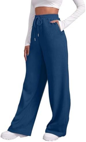 Men's Clothing Wide Leg Sweatpants Trendy High Waisted Draws_viptrois.com
