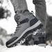 Winter Large Size Fleece-Lined Thickened Warm Snow Martin Outdoor Men's High-Top Northeast Big Cotton Boots_viptrois.com