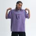 Washed Vintage Street Style Character Fun Print Cotton Short Sleeve T-Shirt Unisex Loose Fit Versatile Trendy_viptrois.com