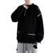 New autumn and winter design with a perforated sweater for men, loose and lazy, retro and niche trendy brand, handsome knit sweater top_viptrois.com