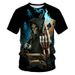 New Skull 3D Digital Printed Men's Round Neck T-shirt_viptrois.com