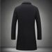 Men's Medium And Long Autumn And Winter Woolen Coat, Warm Youth Coat_viptrois.com